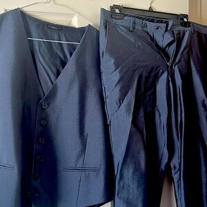 Gorgeous wool John Varvatos vest 42R and pants 34R.